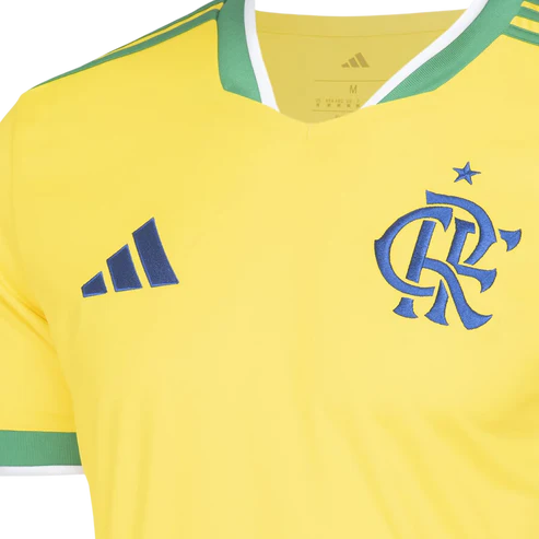 Camisa Flamengo 2026/27 Verde e Amarela Edição Especial Copa do Mundo - Torcedor