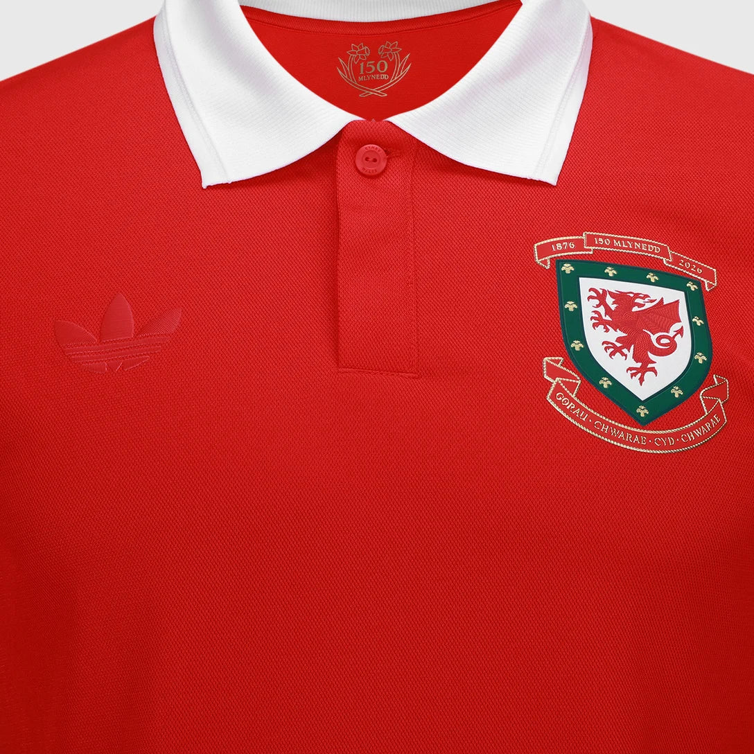 Camisa País de Gales Edição Especial 150 Anos Manga Longa