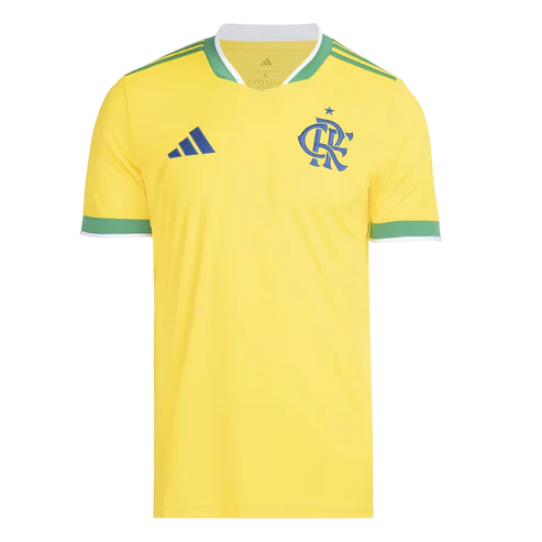 Camisa Flamengo 2026/27 Verde e Amarela Edição Especial Copa do Mundo - Torcedor