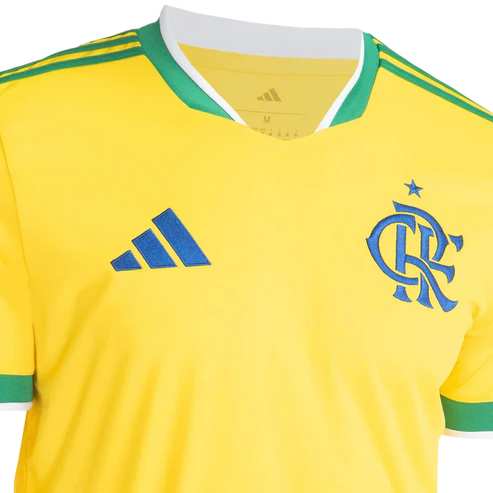 Camisa Flamengo 2026/27 Verde e Amarela Edição Especial Copa do Mundo - Torcedor